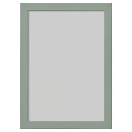 FISKBO Рама - светлый серо-зеленый 21x30 см
