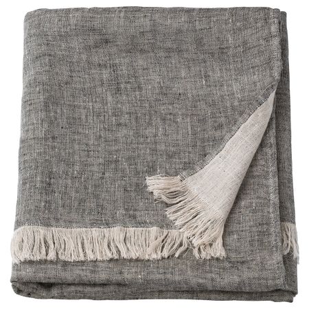 Плед, серый 130x170 см IKEA GULTALL ГУЛЬТАЛЛ 104.847.47