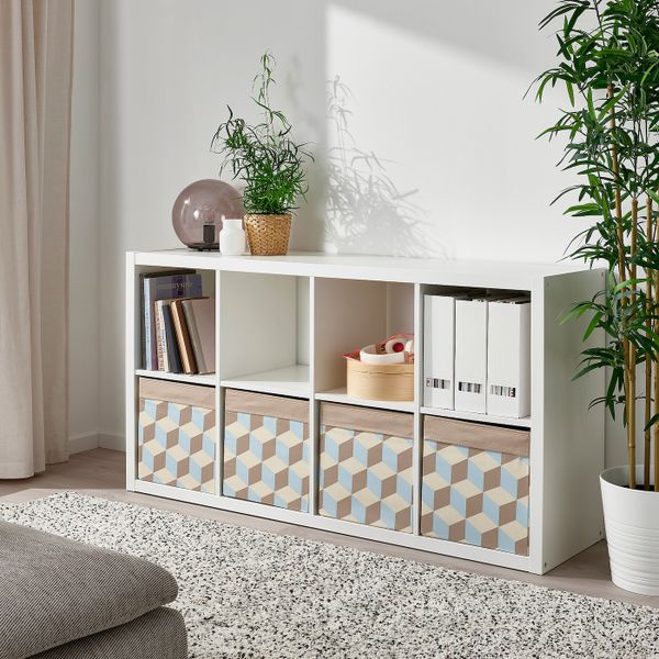 Коробка, разноцветный 33x38x33 см IKEA DRÖNA ДРЁНА 004.964.06 - фото 3