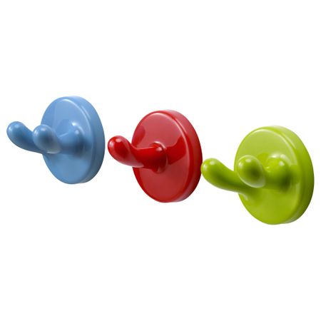 Стенной крюк КРОКИГ, разноцветный (3 шт)