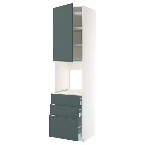 METOD / MAXIMERA Высокий шкаф д/духовки/дверь/3ящика - фото 1