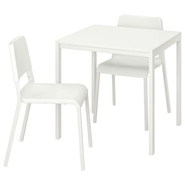 Стол и 2 стула, 75x75 cm IKEA MELLTORP МЕЛЬТОРП, TEODORES ТЕОДОРЕС 392.969.01 - фото 1