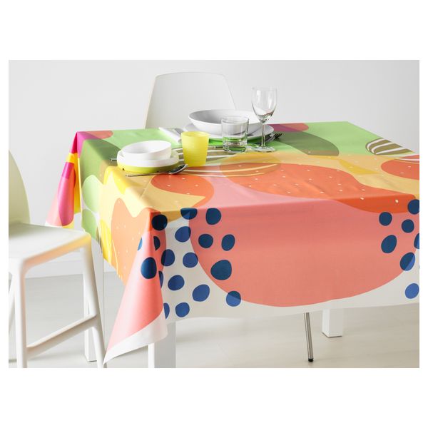 Скатерть ТУРДИС, с рисунком (145x145 см) - фото 2