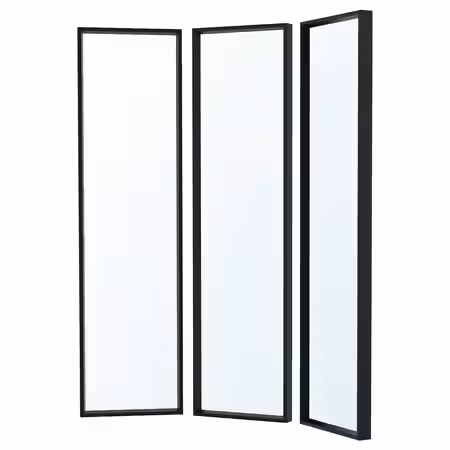 NISSEDAL Комбинация зеркал - чёрный 130x150 см
