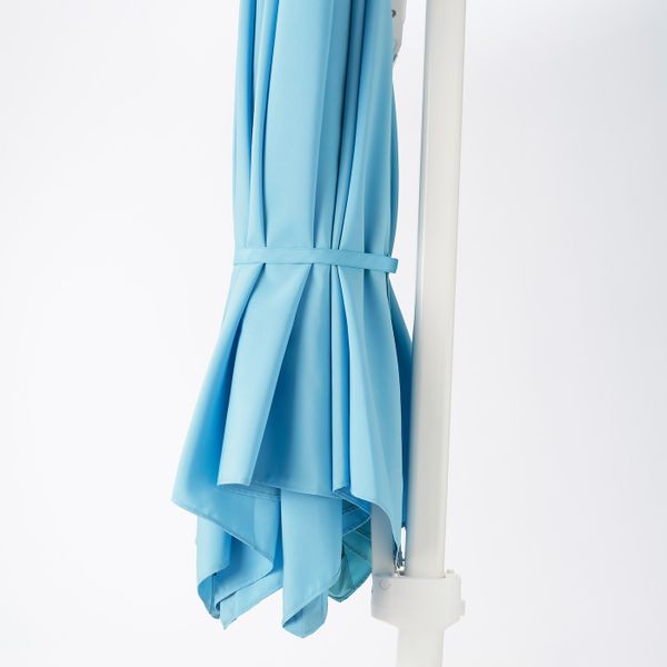 Зонт от солнца с опорой, голубой/Сварто темно-серый 270 см IKEA HÖGÖN ХЁГЁН 893.208.66 - фото 5