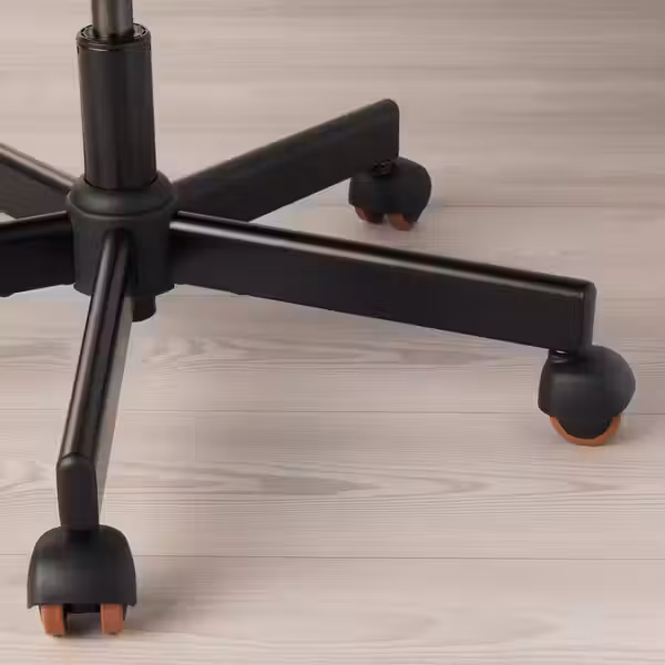 ALEFJÄLL Рабочий стул - Grann золотисто-коричневый - схема-чертеж с размерами