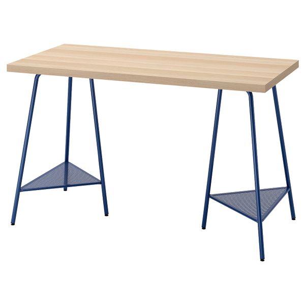 Письменный стол, под беленый дуб/темно-синий 120x60 см IKEA LAGKAPTEN ЛАГКАПТЕН / TILLSLAG ТИЛЛЬСЛАГ 894.169.20 - схема-чертеж с размерами