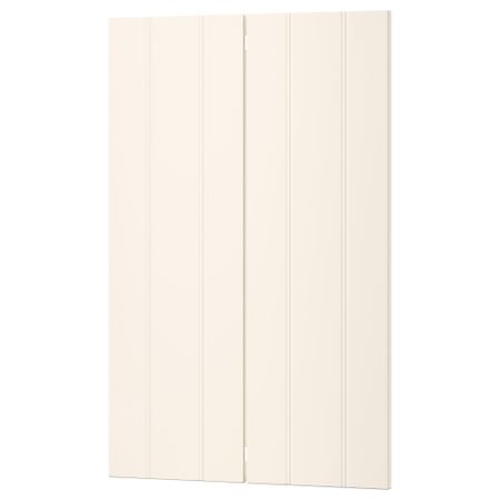 Дверца для напольного углового шкафа, 2 штуки ХИТАРП, белый с оттенком (25x80 см)