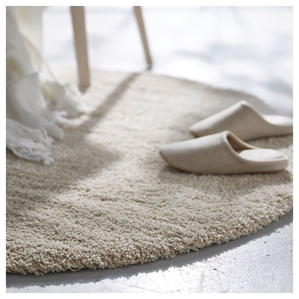 Ковер, длинный ворс ОДУМ, белый с оттенком (195 см) - фото 4