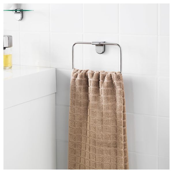 Вешалка для полотенец КАЛЬКГРУНД, хромированный - схема-чертеж с размерами