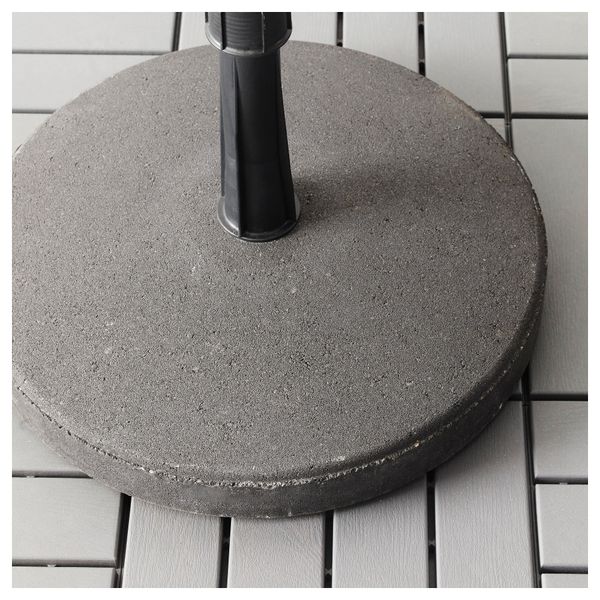 Опора зонта от солнца ЛОКО, серый (46 см) - схема-чертеж с размерами