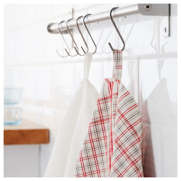 Полотенце кухонное ИНБЬЮДАНДЕ, цветок, квадраты (50x70 см) - фото 6