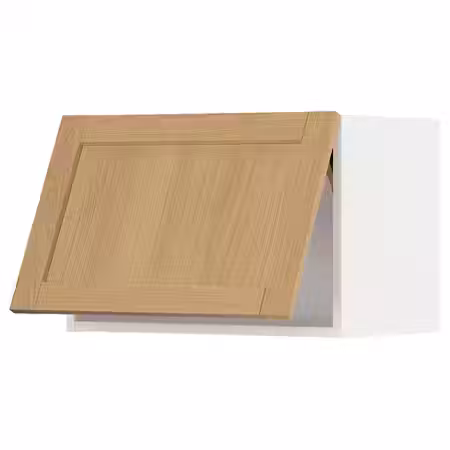 METOD Горизонтальный навесной шкаф - белый/Forsbacka дуб 60x40 см