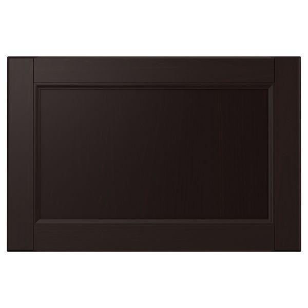 Дверь ЛАКСАРБИ, черно-коричневый - схема-чертеж с размерами