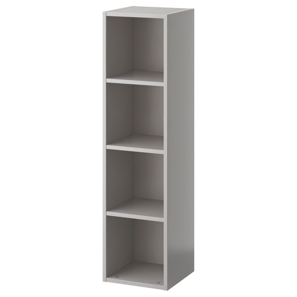 Секция полок АПЕЛЬВИКЕН, светло-серый - схема-чертеж с размерами