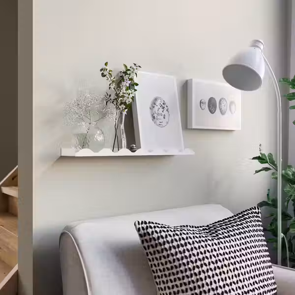 DAGGKAPRIFOL ДАГГКАПРИФОЛ Полка для картин - белый 49 см - фото 3