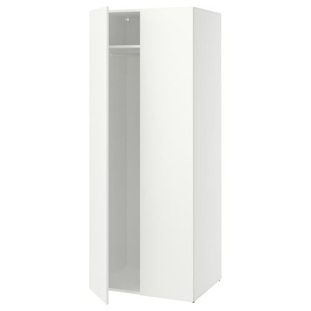 LASTARE Гардероб, комбинация - белый 80x62x201 см