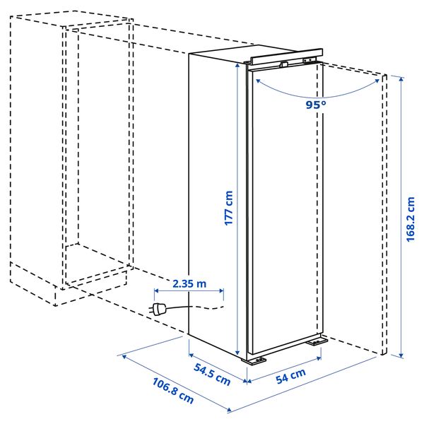 IKEA, дополнительный ракурс - схема-чертеж с размерами