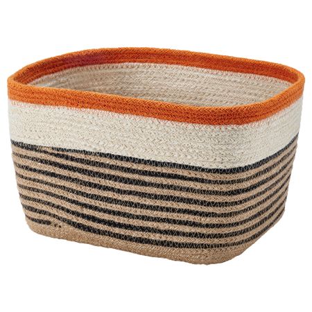 Корзина, в полоску разноцветный, 30x25x20 см IKEA MÄVINN 605.750.47