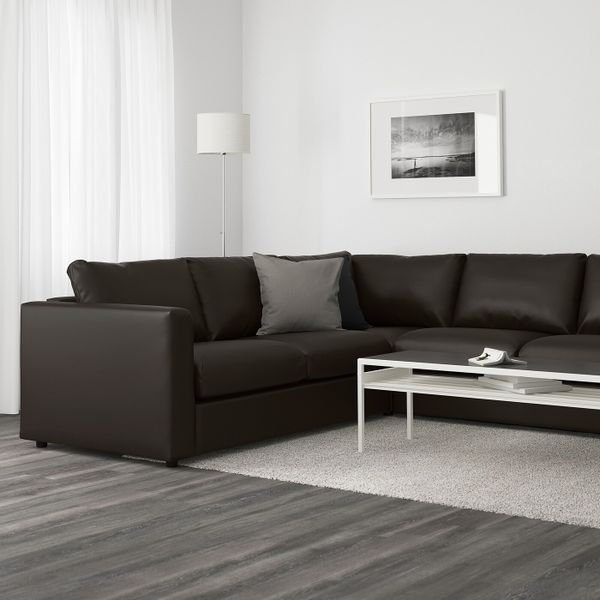 5-местный угловой диван, Фарста черный IKEA ВИМЛЕ 992.114.52 - фото 2