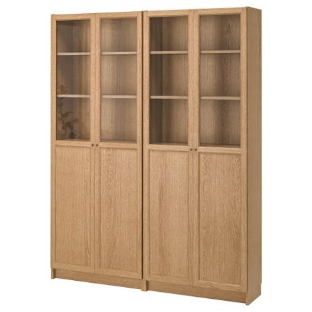 Стеллаж, 160x30x202 cm IKEA BILLY БИЛЛИ, OXBERG ОКСБЕРГ 990.234.32