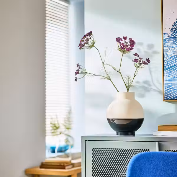 SMYCKA Цветок искусственный - д/дома/улицы Кружева королевы Анны/сиреневый 65 см - фото 2