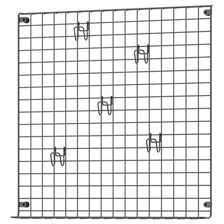 GREJIG Навесная решётка с рейлингом - серый 58x59 см