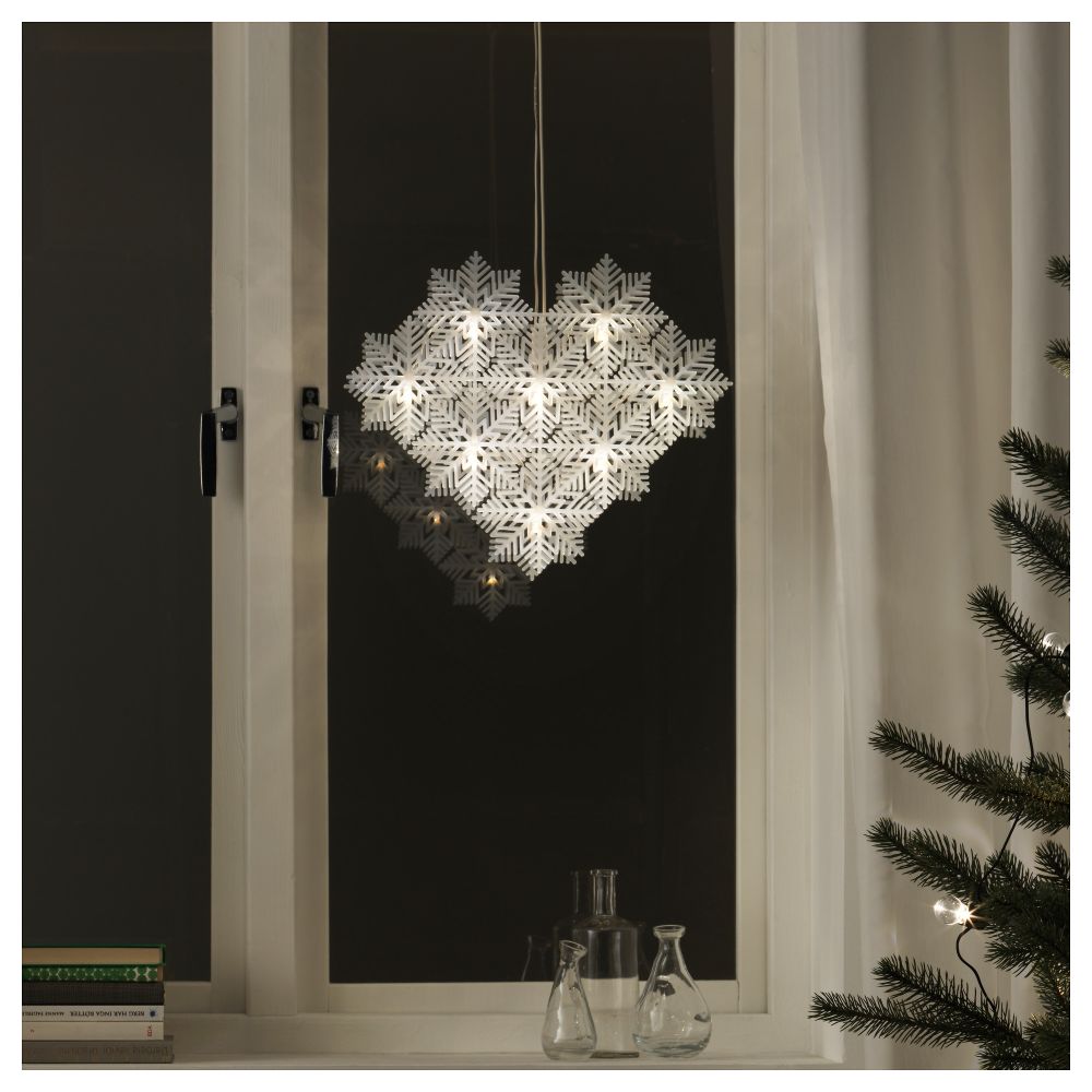 Подвесной светильник, светодиодный СТРОЛА, снежинки - фото 1