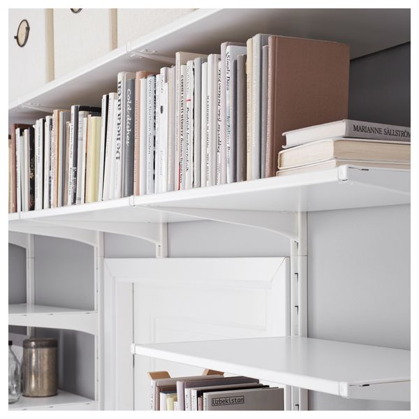 Настенная шина, полки АЛЬГОТ, белый (242x41x199 см) - фото 3