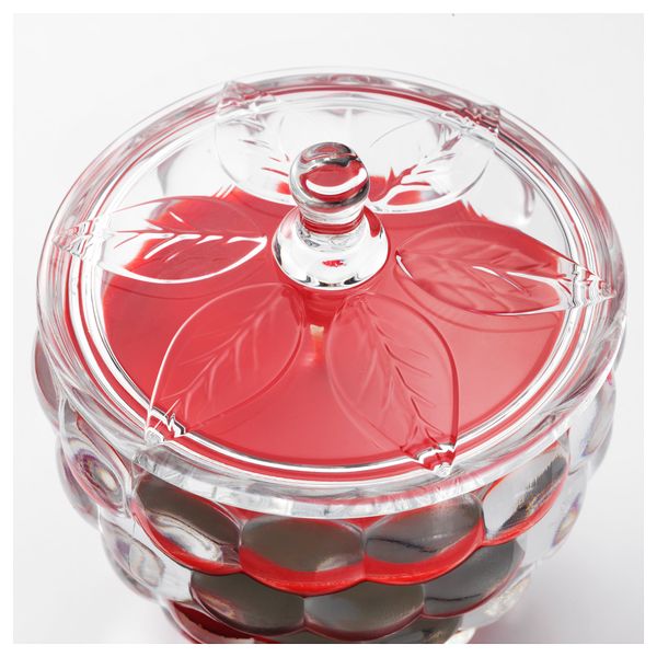 Ароматическая свеча в стакане СОММАР 2019, Малина, красный (10.5 см) - схема-чертеж с размерами