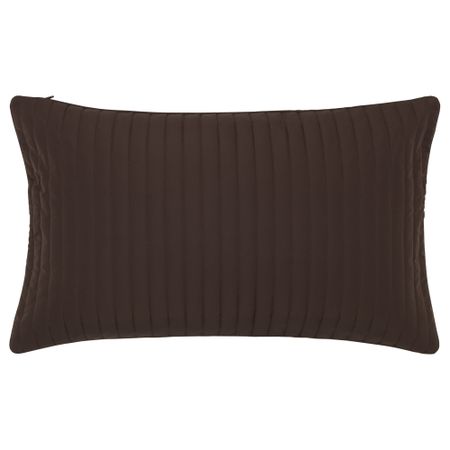 Чехол на подушку КАРИТ, коричневый (40x65 см)