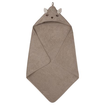 Полотенце с капюшоном, олень/коричневый 80x80 см IKEA TROLLDOM ТРОЛЛДОМ 605.143.94