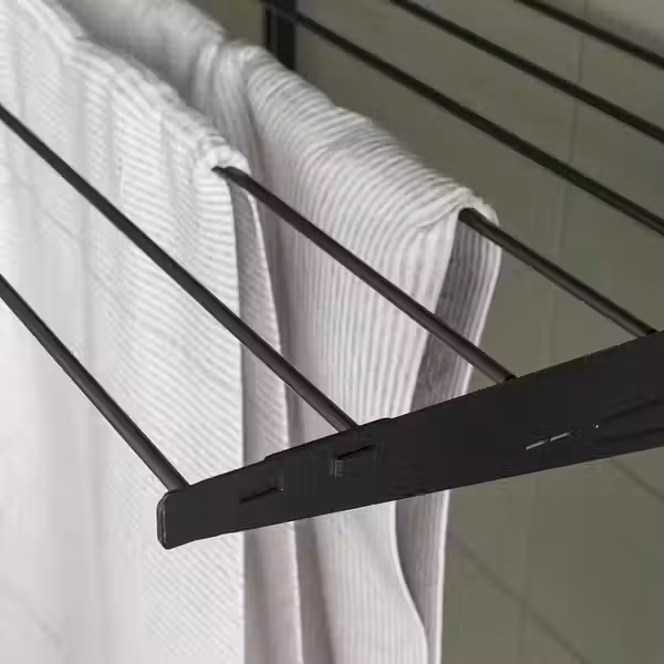 BOAXEL Сушилка для белья - антрацит 80x40 см - схема-чертеж с размерами