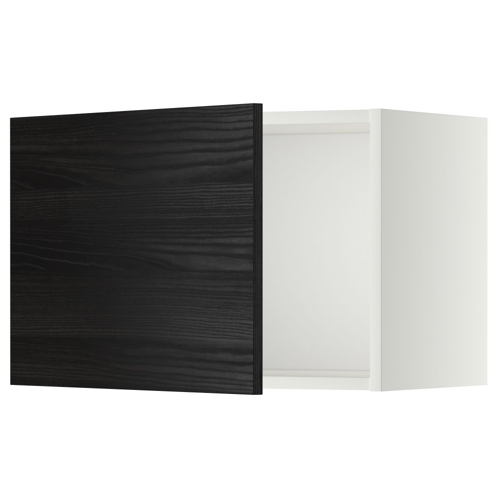 Шкаф навесной МЕТОД, белый, Тингсрид черный - схема-чертеж с размерами