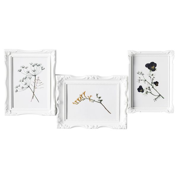 Рама для 3 фотографий, белый IKEA ВЭСБИ 803.854.14 - фото 1