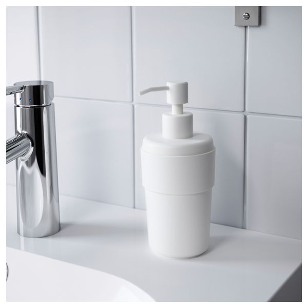 Дозатор для жидкого мыла ЭНУДДЭН, белый - фото 2