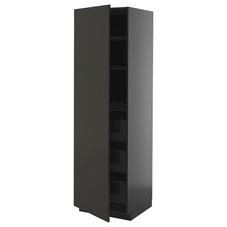 METOD / KNIVSHULT Высокий шкаф с ящиками