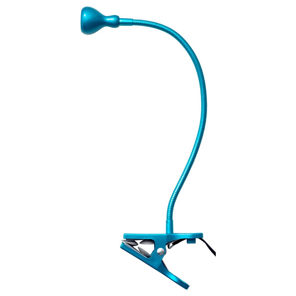 Лампа с зажимом, светодиодная ЯНШО, бирюзовый - фото 1
