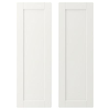 SMÅSTAD Дверь - белый/с рамой 30x90 см