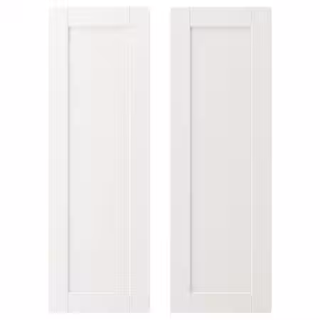 SMÅSTAD Дверь - белый/с рамой 30x90 см