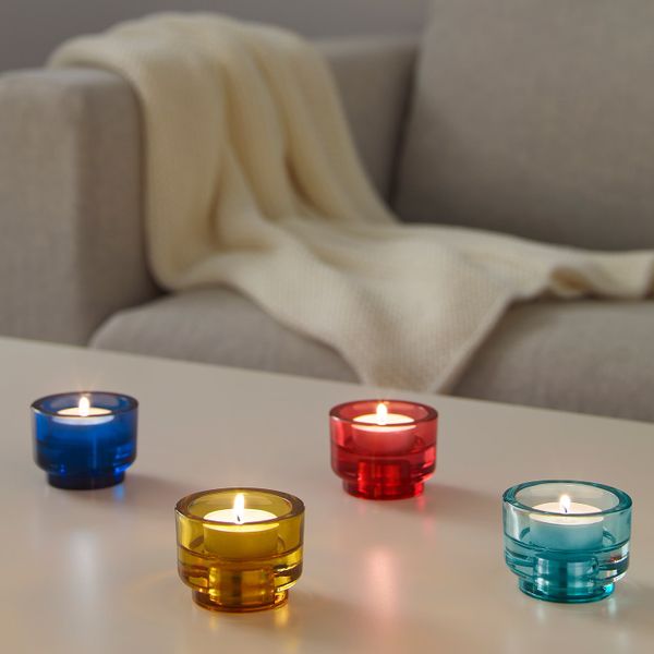 Подсвечник, 4 шт. IKEA ÄDELHET ЭДЕЛЬХЕТ 704.217.28 - фото 3