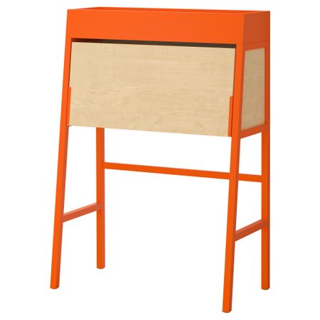 Бюро ИКЕА ПС 2014, оранжевый, березовый шпон (90x127 см)