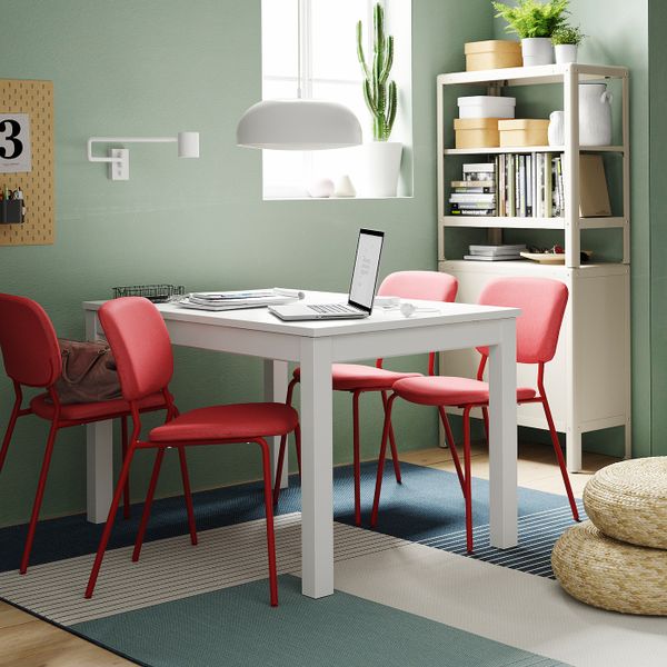 Стул, красный/Кабуса красный IKEA KARLJAN КАРЛ-ЯН 904.439.08 - фото 4