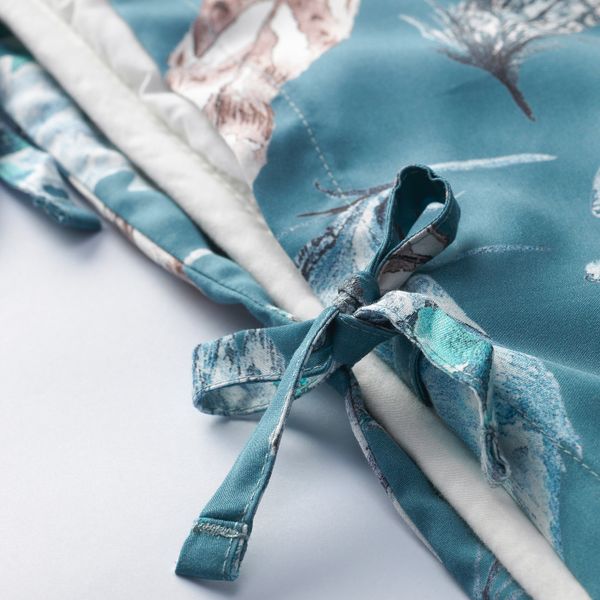 Пододеяльник и наволочка, разноцветный 150x200/50x70 см IKEA KRYDDSALVIA КРЮДДСАЛЬВИА 604.309.69 - фото 2