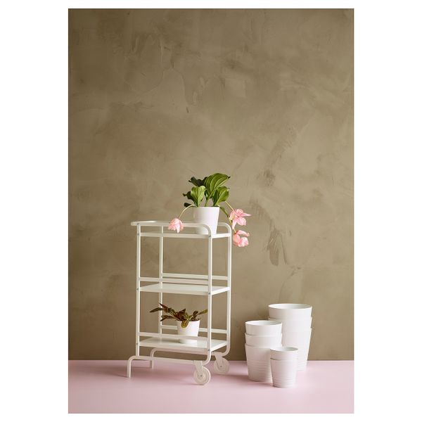 Кашпо, белый 32 см IKEA MUSKOT МУСКОТ 503.781.94 - фото 3