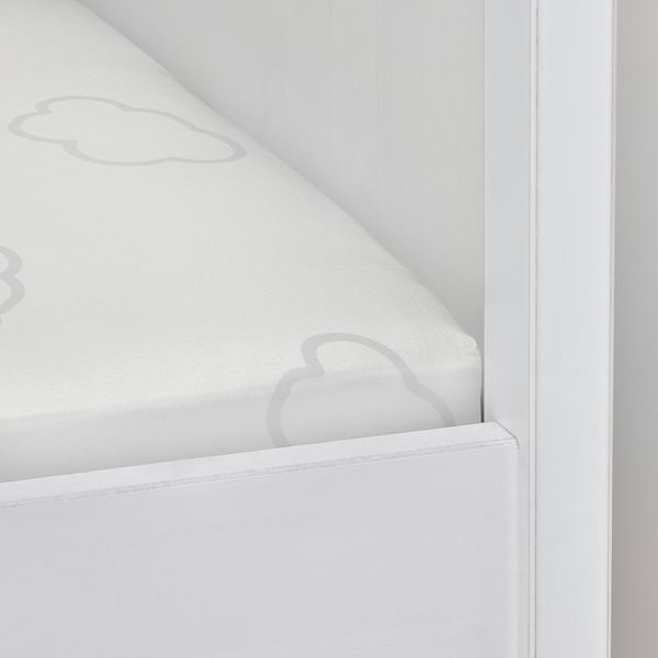 Детское постельное белье, 3 предмета, облако, серый, 60x120 см IKEA RINGDUVA 405.411.95 - фото 7