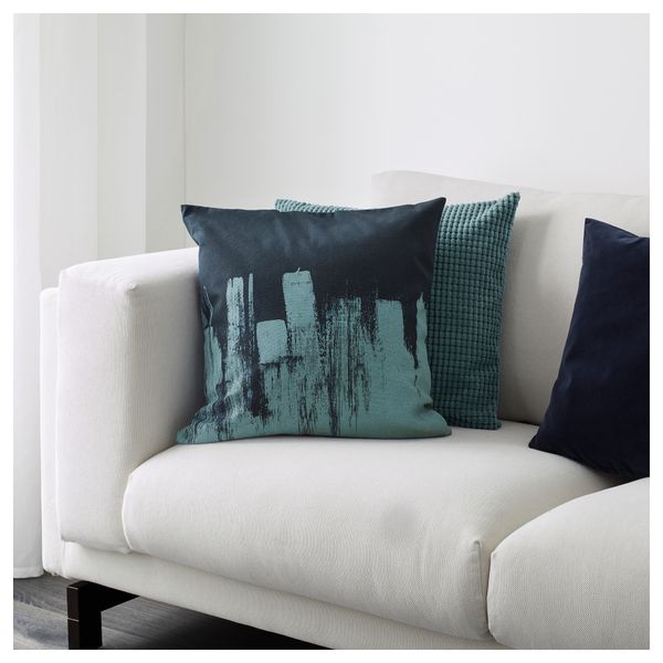 Чехол на подушку СЛОЙГРАН, синий (50x50 см) - фото 3