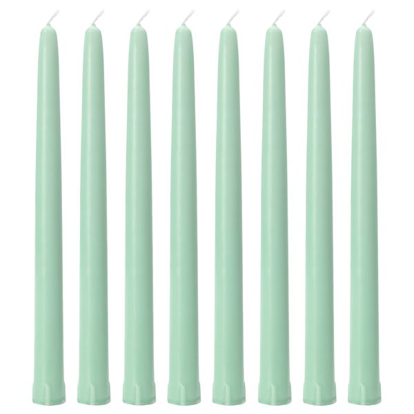 Неароматическая свеча КЛОКХЕТ, светло-зеленый (25 см) - фото 1