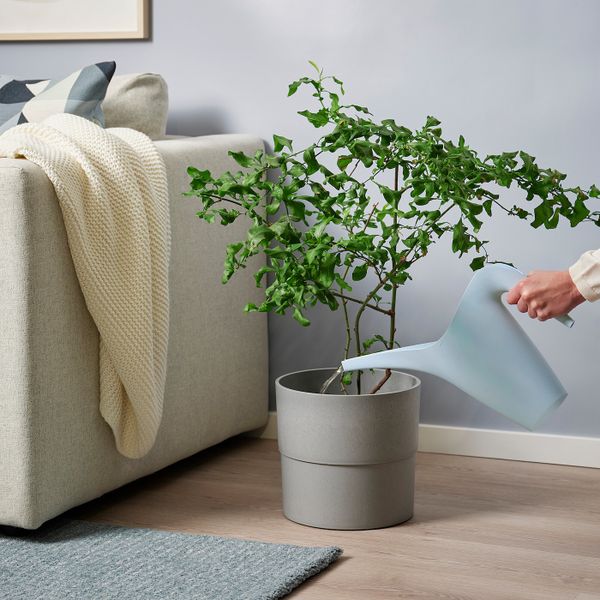 Лейка, бледно-голубой 1.2 л IKEA IKEA PS 2002 ИКЕА ПС 2002 005.053.21 - схема-чертеж с размерами