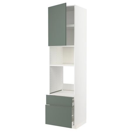 Высокий шкаф для духовки, СВЧ, дверца, 2 ящика IKEA METOD МЕТОД, MAXIMERA МАКСИМЕРА 294.693.65